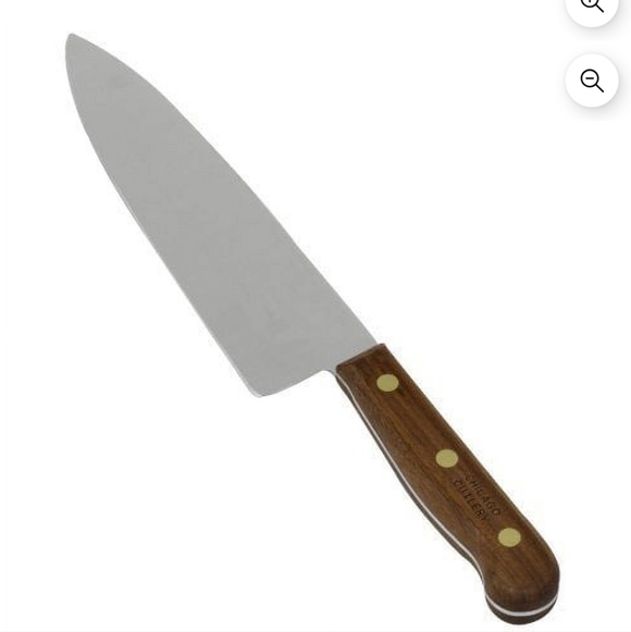 Chicago Cutlery 7" Chef's Knife Cherrywood Contour Handle NEW American Pride - Picture 1 of 11